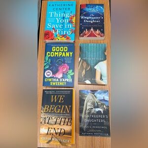 Set Of 6 Contemporary Novels | Paperback Books Bundle